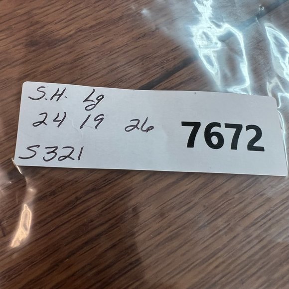 Vintage Sterling Harris Womens Button High Neck Peach Cable Knit Sweater SZ L - Picture 7 of 7